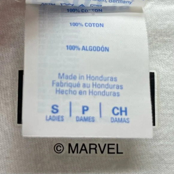 Marvel Black Panther T-Shirt Womens Size S Graphic Short Sleeve Cotton White - Picture 8 of 11
